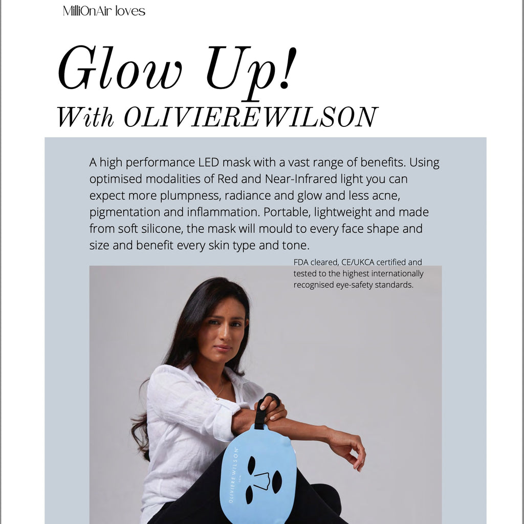 MilliOnAir Magazine LED GLOW Mask